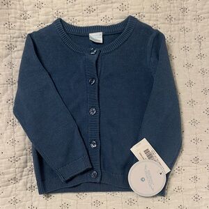 Edgehill Collection Navy Blue Knit Cardigan for Kids
